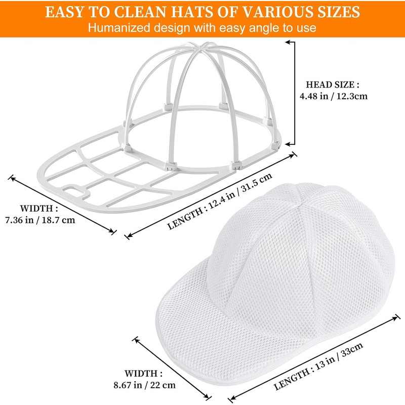 Gorra de lavado con forma de gorra para lavar gorras