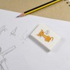 2 x 45mm 'Cat Says Meow!' Erasers/Rubbers (ER00043359)