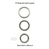 Rings Stainless Steel A4 Marine Grade 316 Welded Polished M4
