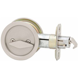 Kwikset 335 Round Privacy Bed/Bath Pocket Door Lock