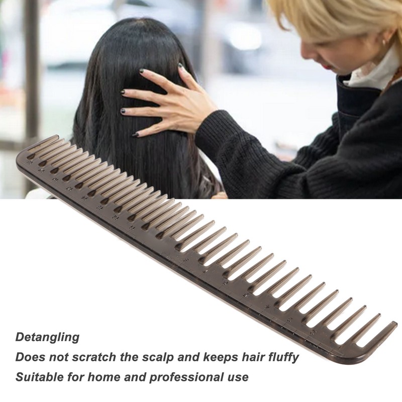 10pcs Double Tooth Comb Detangling Prevent Static Lightweight Wide Fine