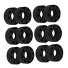 KICHOUSE Table Soccer Rod Accessories 16pcs Foosball Hard Bumpers Sturdy