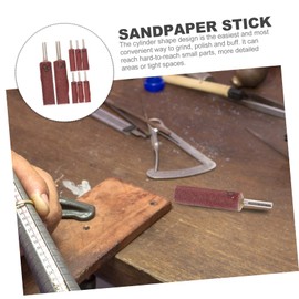 LALAFINA 1Set Abrasive Flap Wheel for Rotary Tools Cylinder Head Porting Kit Durable Drums Grits for Detailed Sanding and Polishing