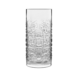Luigi Bormioli 12420/02 Mixology 16.25 oz Textures Beverage Drinking Glasses (Set of 4), Clear