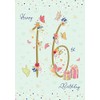Girl's 16th Birthday Card - Age 16 - Floral Gifts