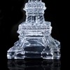 XINDAM 6 Hook Design Tabletop Glass Eiffel Tower Stemware Rack/Rotate