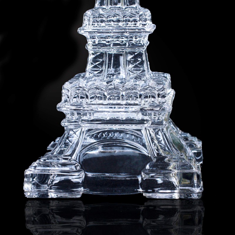 XINDAM 6 Hook Design Tabletop Glass Eiffel Tower Stemware Rack/Rotate