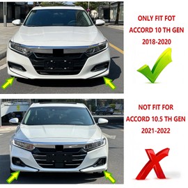 skkyoro Front Bumper Lip Splitter Spoiler for Honda Accord 2018 2019 2020