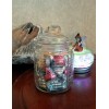 Decor Candy Jar 8oz Glass with Airtight Lid Collectible Container