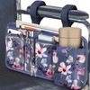 FINPAC Wheelchair Side Storage Bag w/Cup Holder, Wheelchair Armrest Accessories