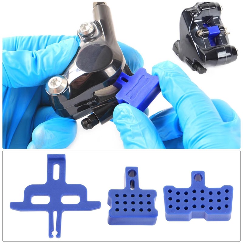 VGOL 6Pcs Hydraulic Disc Brake Pads Spacer Brake Bleed Blocks