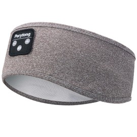 Perytong Sleep Headphones Bluetooth Headband, Headband Headphones Wireless Earphones Built in Speakers for Side Sleepers, Sleeping Headphones Sleep Earbuds Gifts for Men Women Teens