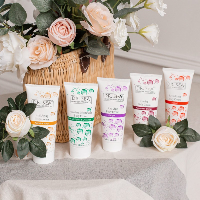 Dr. Sea straffende Körpercreme, für ältere Haut, Granatapfel & Ingwer,