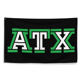 American Yak ATX Flag  4.6' x 2.8' - Verde - Austin FC