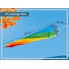 PHENO FLAGS Rainbow Windsock, 95 cm, Colourful Garden Decoration for