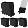 4pcs Ladder Feet Rubber Pads Non-Slip Rubber Ladder Feet Replacement