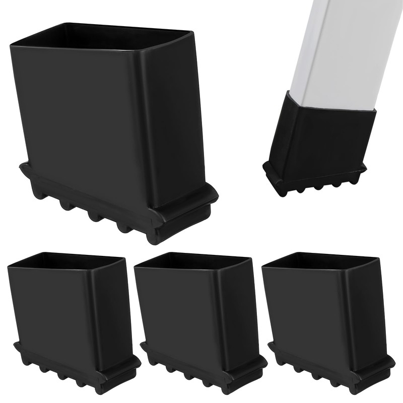4pcs Ladder Feet Rubber Pads Non-Slip Rubber Ladder Feet Replacement
