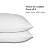 Elegant White Pillow Cover with Hidden Zipper – Luxury Pillow