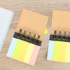 AOKWAWALIY 3 Piece Sticky Notepad Ring, Mini Notebook, Mini Notebook,