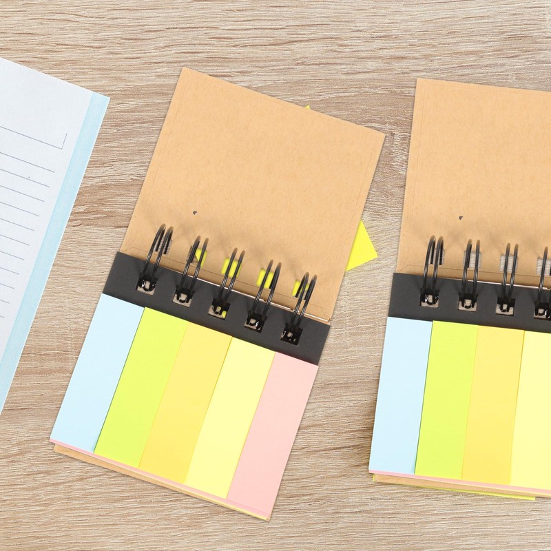 AOKWAWALIY 3 Piece Sticky Notepad Ring, Mini Notebook, Mini Notebook,
