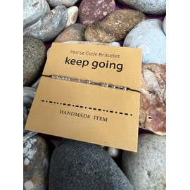 Wish Bracelets, Morse Code Bracelet, Secret Message, Gift Bracelets, Bff Bracelets, Wish Bracelets (Keep Going)