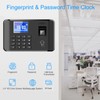 Intelligent Biometric Fingerprint Password Attendance Machine Time Clock Employee Checking-in