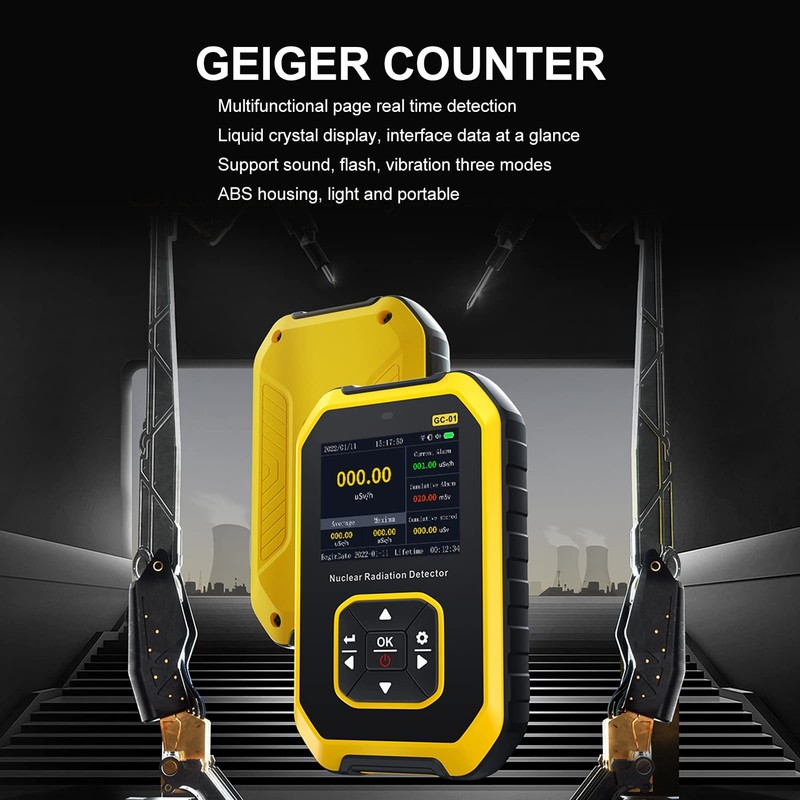 Geiger Counter Radiation Dosemeter - X-ray Real-time Monitoring Digital Meter
