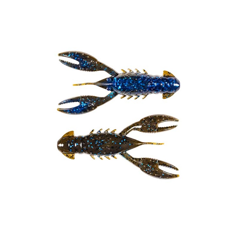 Z-MAN PRCR-269PK3 Pro Crawz 3.5"" Okeechobee Craw 3 Pack, Multi,