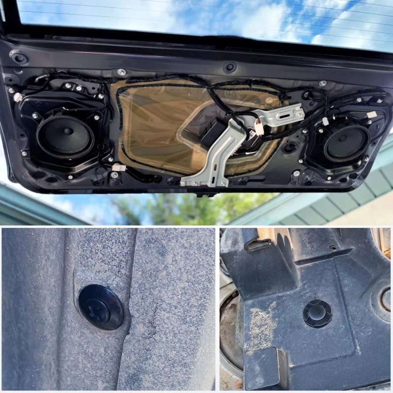 Nilight 100PCS Car Retainer Clips 7mm 8mm 10mm Nylon Push