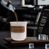 Espresso Cups Set of 2, 190 ml, Ceramic Coffee Cups