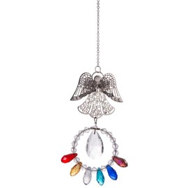 Crystal sun catcher 3D Crystal Glass Guardian Angel Rainbow Maker Collection Suncather Hanging Ornament Window Sun Catcher for Home Wedding Decoration