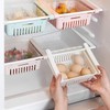 HapiLeap Retractable Drawer Organizer For Fridge, Refrigerator Storage Organizer Keep