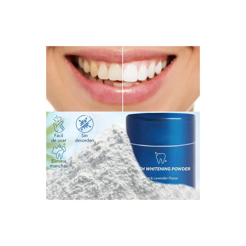 Polvo Mineral Para La Restauración De Dientes 35g