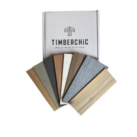 Timberchic DIY Reclaimed Wooden Wall Planks -Simple Peel and Stick Application. (Sample Pack) (All Shades)