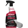 Weiman Daily Cooktop Cleaner with Microfiber Cloth Included for Glass