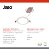 Juno LED Recessed Lights 4 Inch Round Baffle Wafer Downlight,