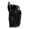 Sankyo Corporation DT-28-BK DBLTACT Waist Bag, 2 Tiers, 7.9 inches