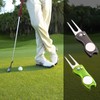 Fpxnb 2 Pack Metal Foldable Golf Divot Tool with Pop-up