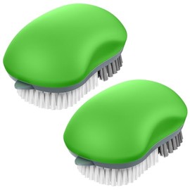 MR.SIGA Fruit and Vegetable Cleaning Brush with Non Slip Comfortable Grip | Potato scrubber brush, non slip fruit scrub brush