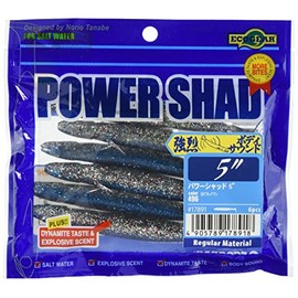 Ecogear 496 Power Shad, 5 Inches (6 Pieces)