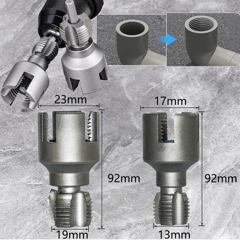 2025 New Pipe Thread Cutting Tool，Integrated Internal & External Pipe
