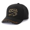 COLORATA Tyrannosaurus Skull Sports Cap (Black / One Size Fits