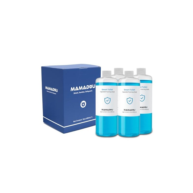 MAMADOU Smart Toilet Foaming Shield - 4 Pack Cleaning Foam