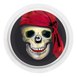 Skull with Hat Sticker for FreeStyle Libre Sensor