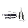 Fish Gripper Pliers Scissors Set, Hook Remover Line Cutter Split