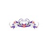 CafePress Floral Pattern Flower Decoration Sticker Rectangle Bumper Sticker Car