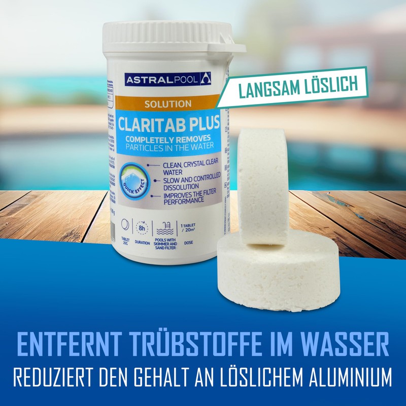 Astral Pool Claritab 15 x 20 g Tablets - Highly