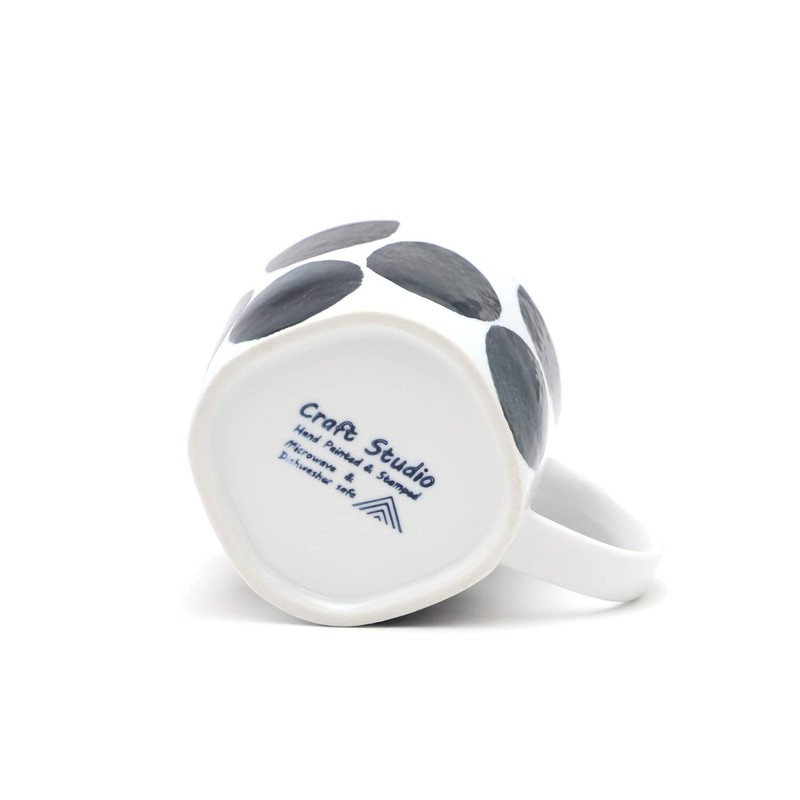 TAMAKI T-922354 Soup Cup Craft Studio Black/White, Diameter 3.6 x