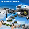 GPS Drone with Camera for Adults, 2K HD FPV Drones