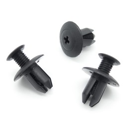 VVO Fasteners- Black Plastic Rear Wheel Arch Lining & Mudguard Clips for Mazda 3, RX-8, (Pack of 10)
